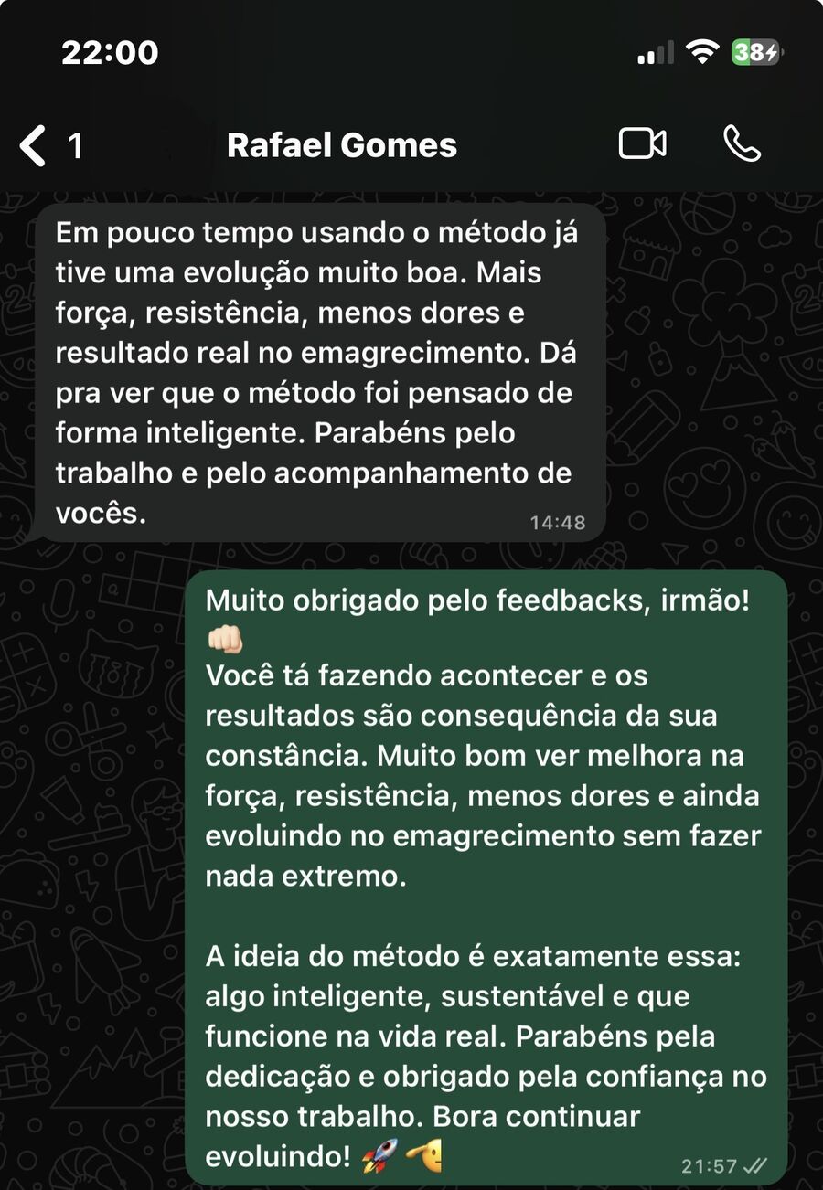 Avaliação aluno 4 — WhatsApp Kenki Method